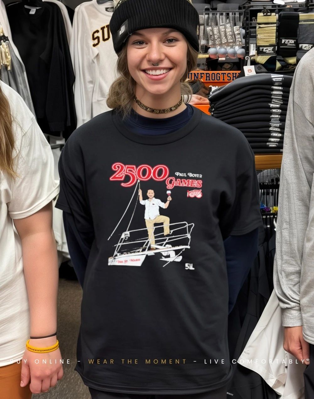 Head Equipment Manager Paul Boyer 2500 games Shirt