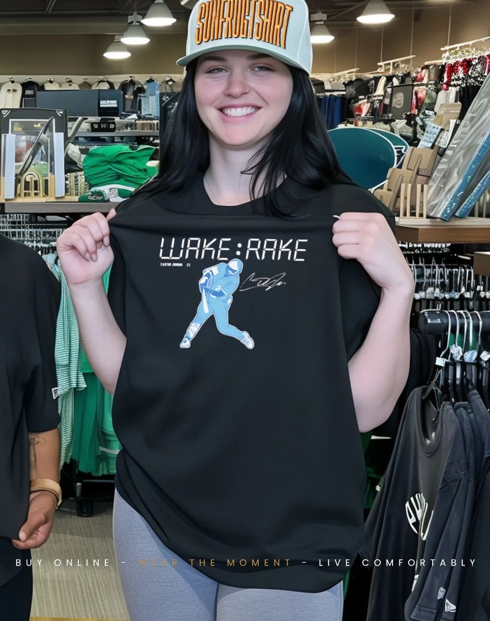 Carter Jensen Kansas City Royals Wake & Rake signature shirt