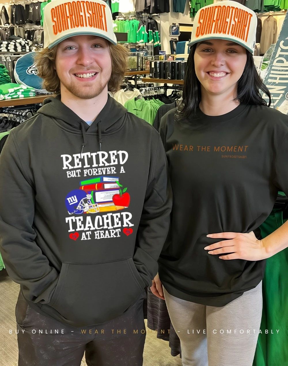 New York Giants Retired But Forever a Teacher At Heart shirt