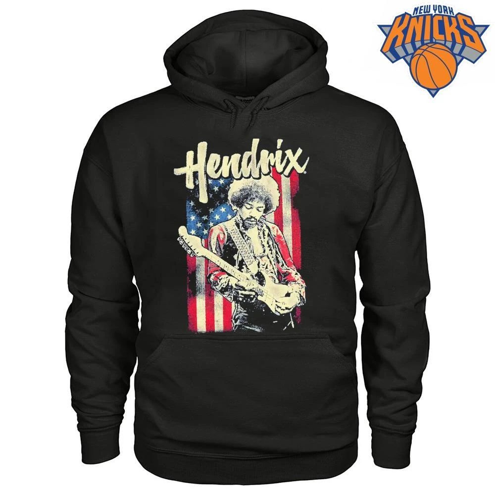 Vintage Jimi Hendrix American Flag Patriotic Happy 4th of July Guitarist Rock Legend Shirt