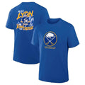 Buffalo Sabres Alex Lyon King of the crease front and back shirt