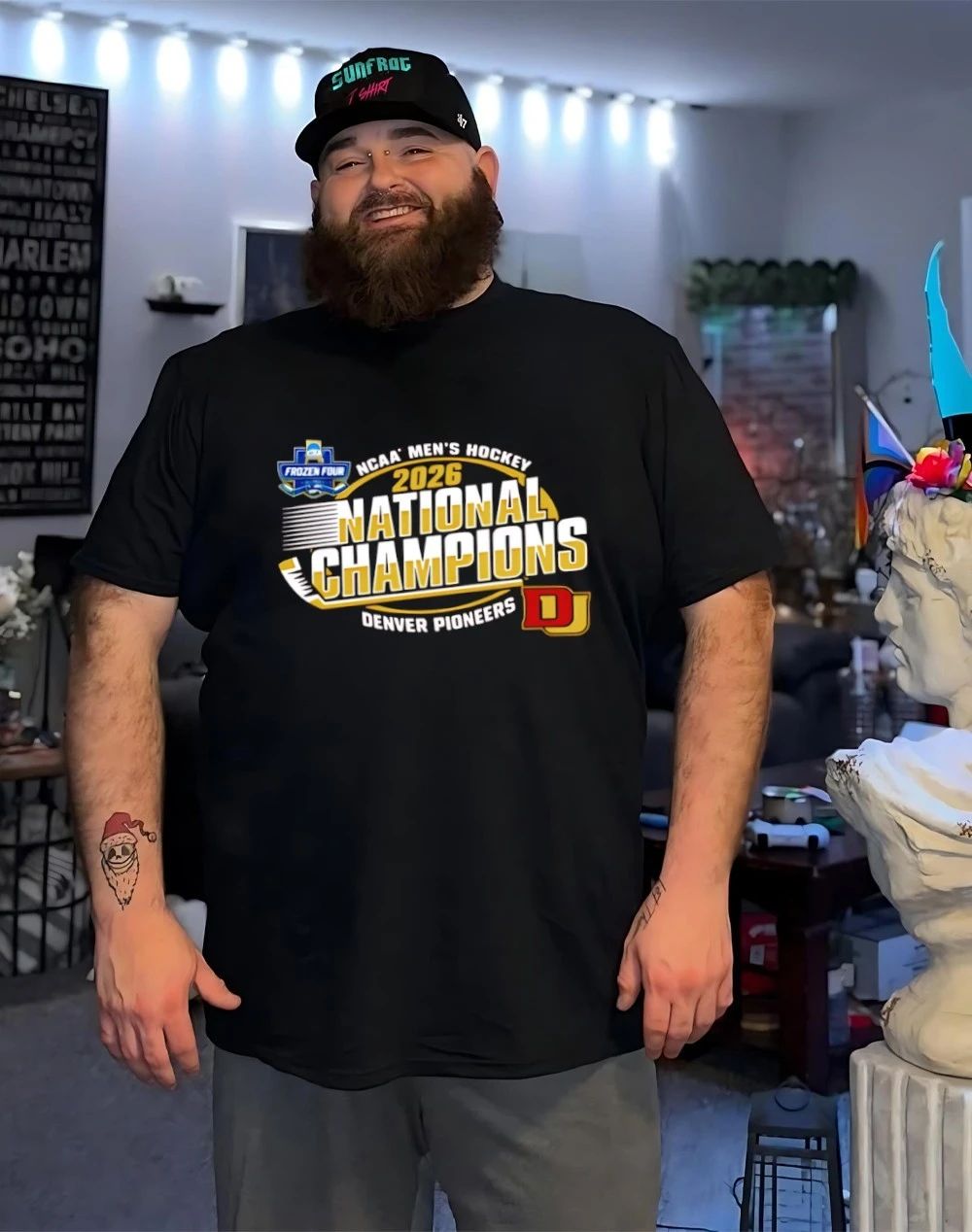 Denver pioneers Men’s Ice Hockey National Champions ’26 shirt