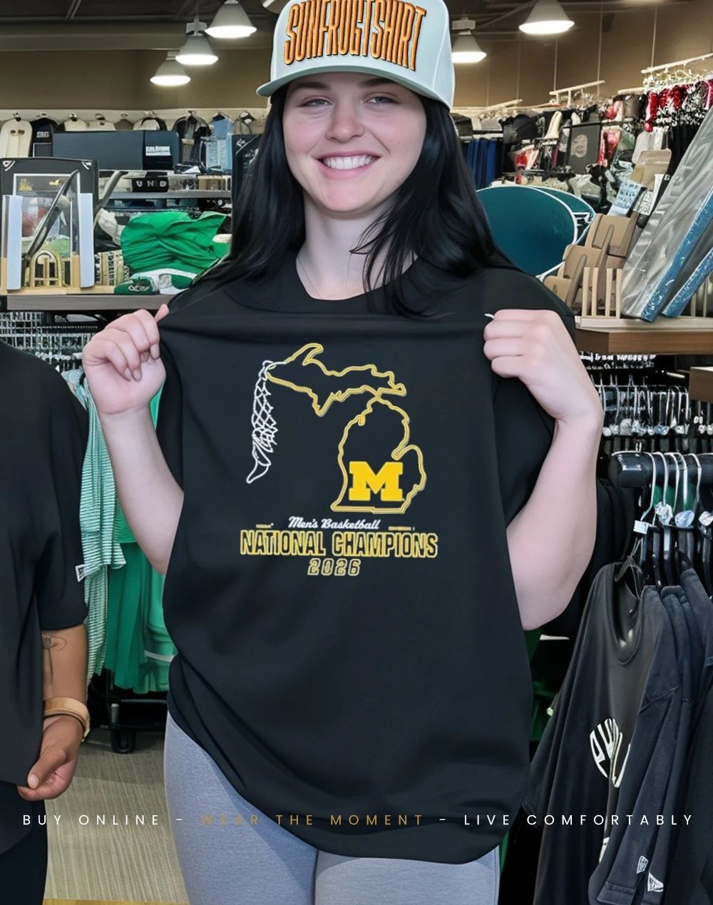 Michigan Wolverines MBB National Champs 2026 NET State shirt