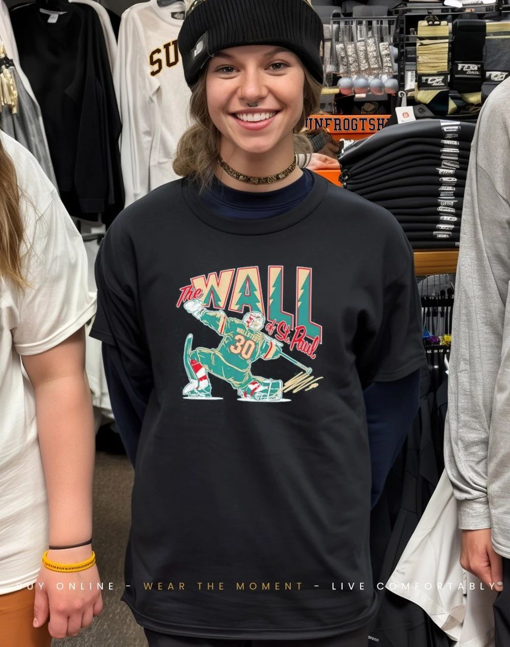 Jesper Wallstedt Minnesota Wild The Wall Of St Paul Remix shirt