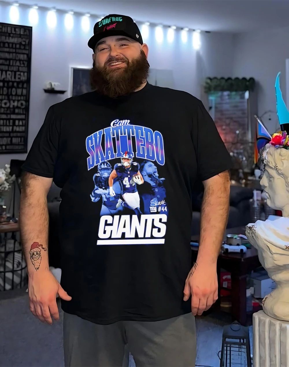 New York Giants Cam Skattebo Triple Pic shirt