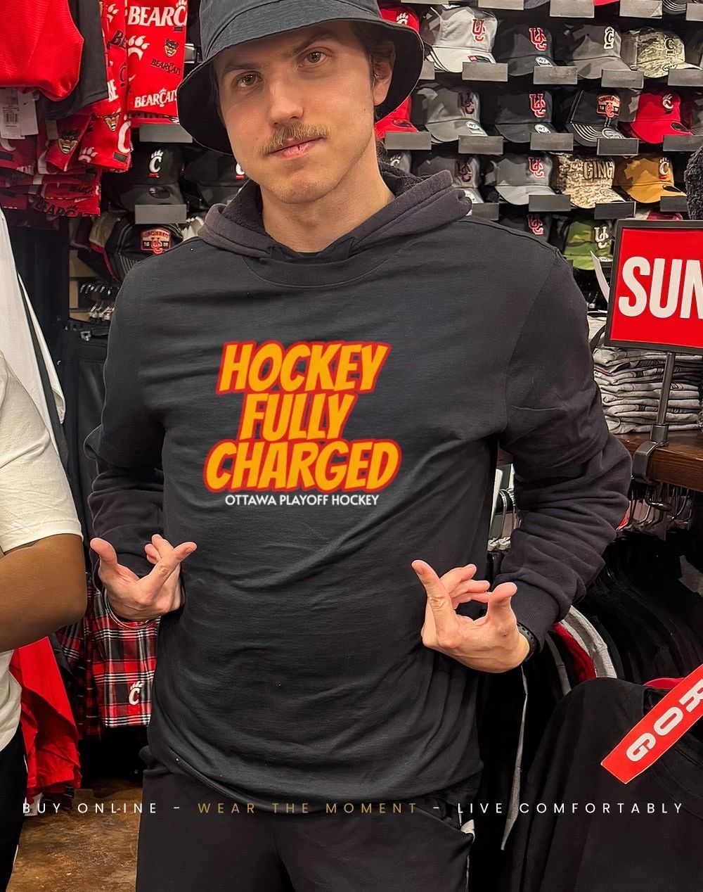 Hockey fully charged Ottawa Playoff hockey shirt