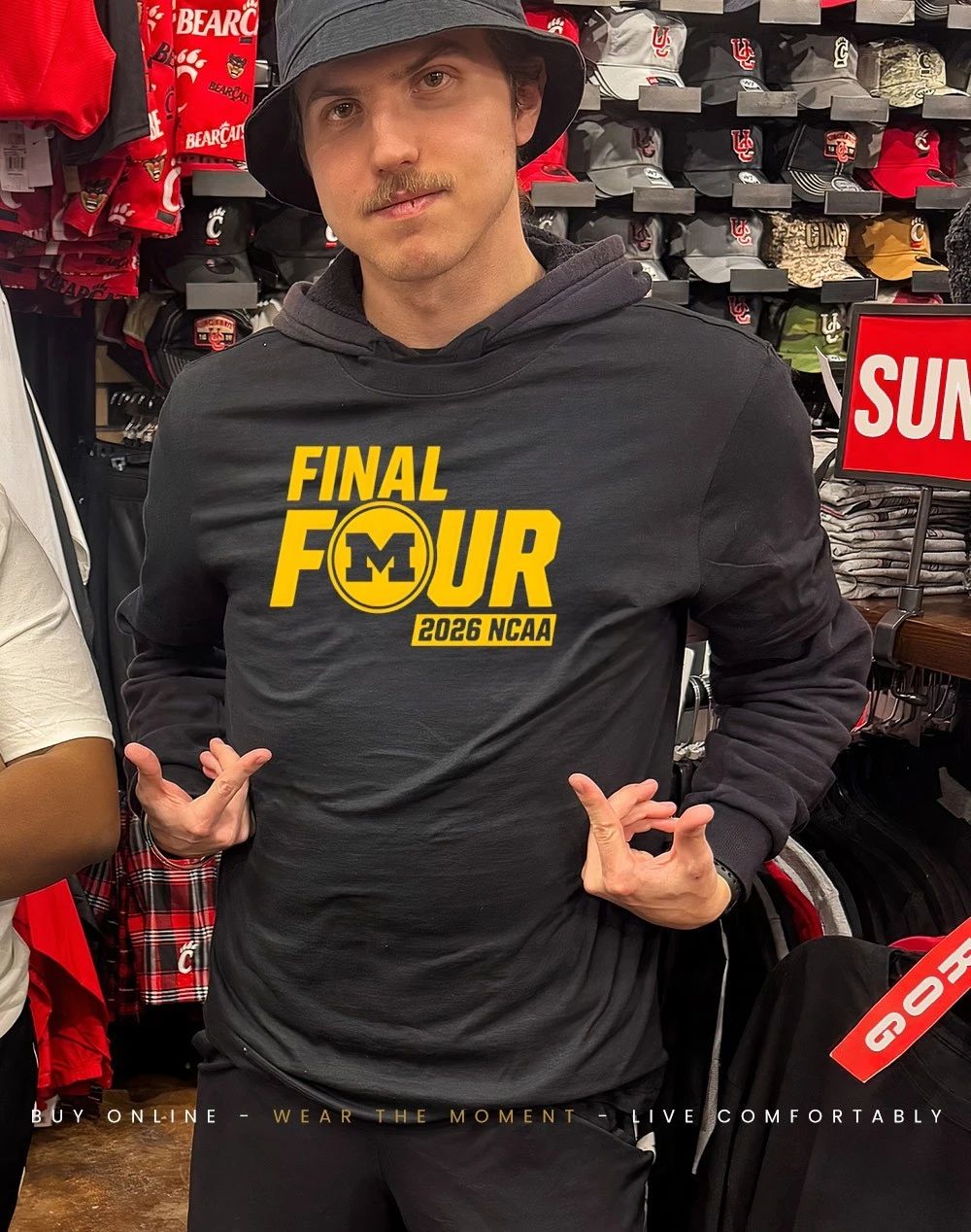 Michigan Wolverines 2026 Final Four NCAA Basketball March Madness shirt