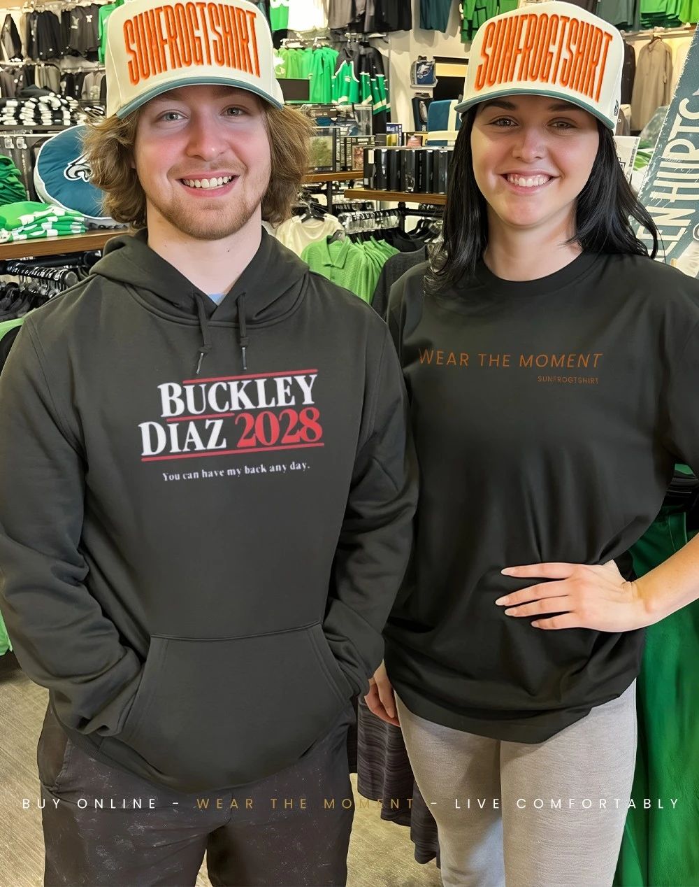 Buckley Diaz 2028 you can have my back any day shirt