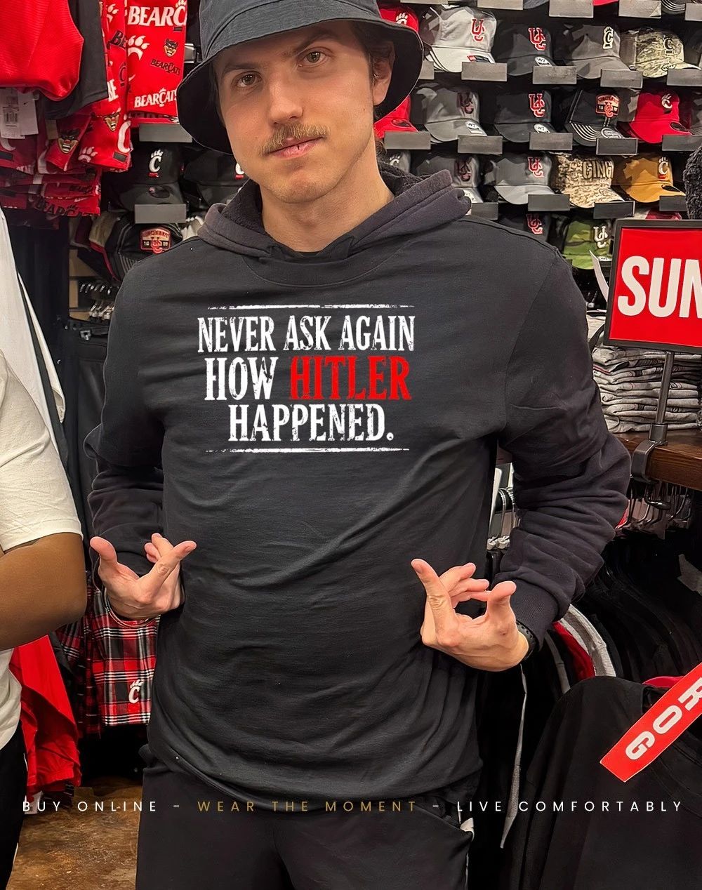 Never ask again how hitler happened shirt