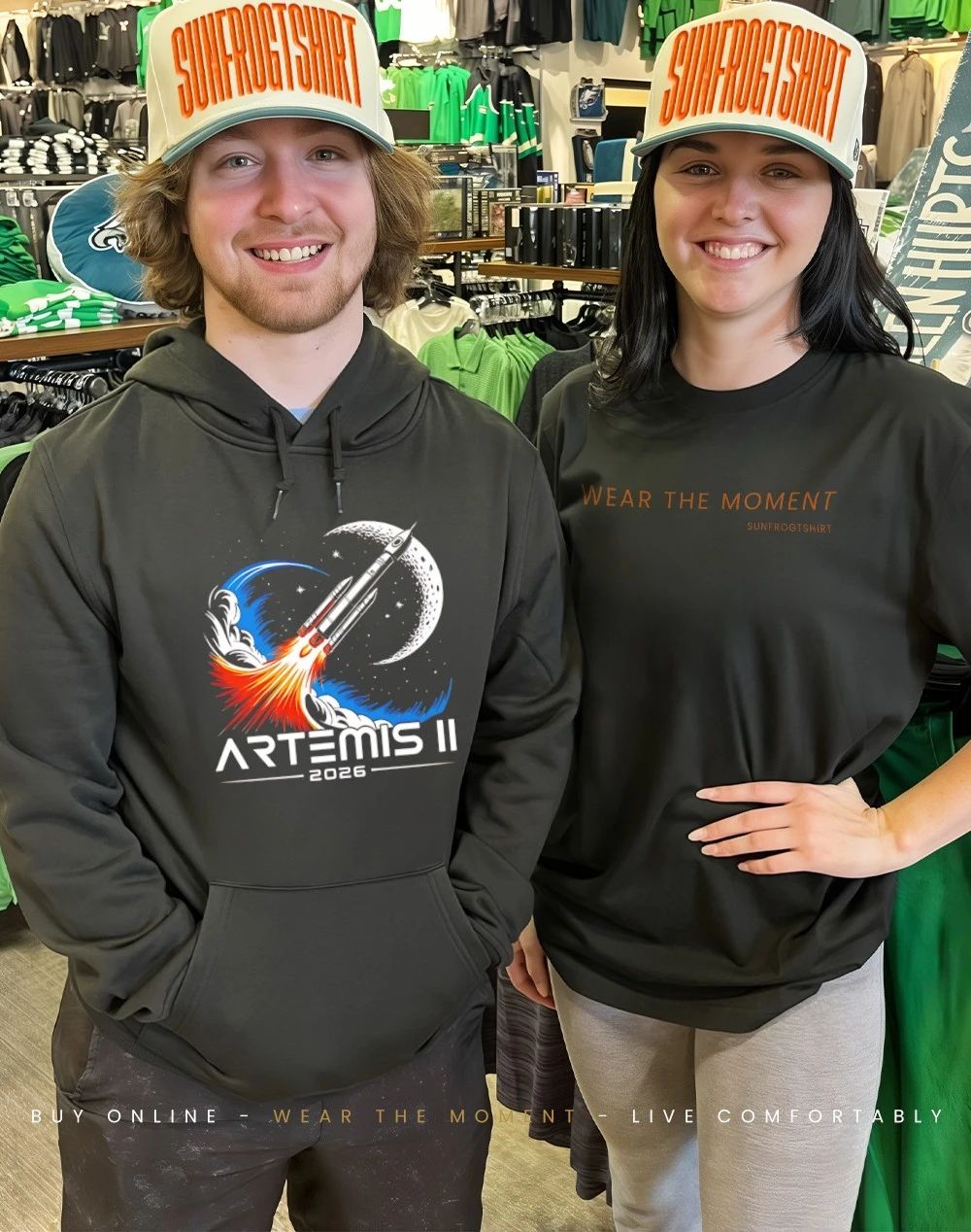 Artemis II 2026 Launch graphic shirt
