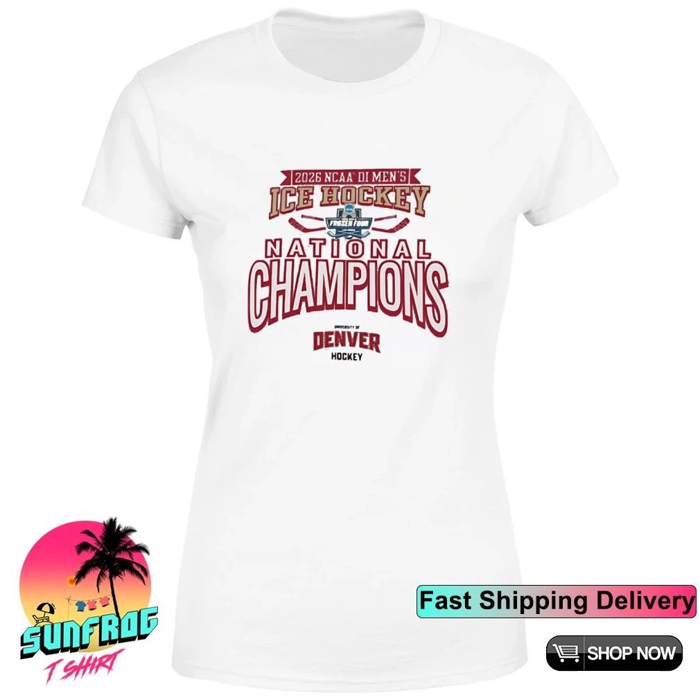 Denver Pioneers NCAA Frozen Four Men’s Ice Hockey National Champions 2026 shirt