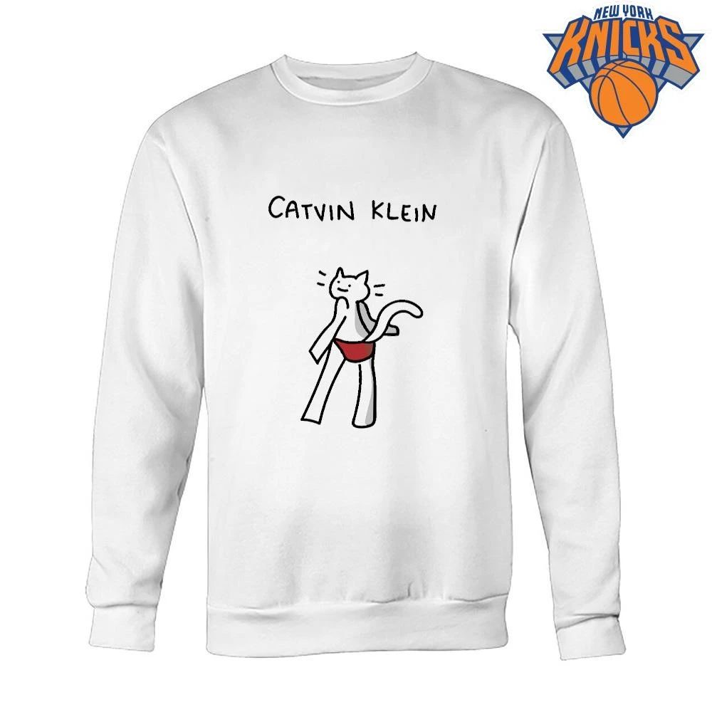 Catvin Klein Funny Underwear Cat Calvin Brand Parody Meme Shirt