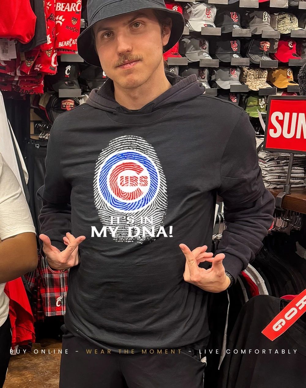 Chicago Cubs it’s in my DNA fingerprint shirt