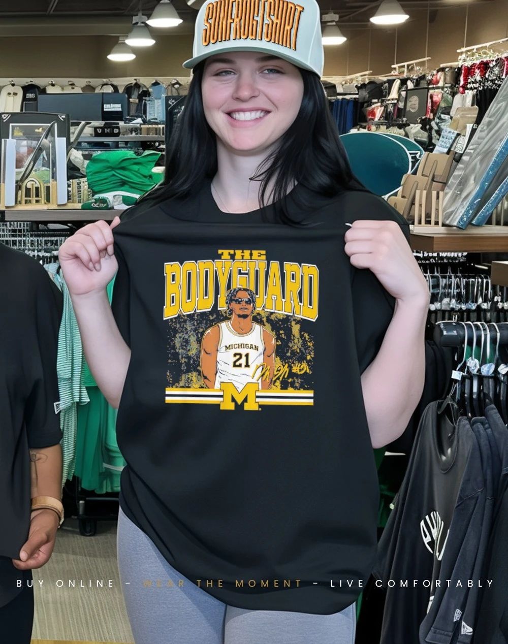 Morez Johnson Jr The Bodyguard Michigan Basketball shirt