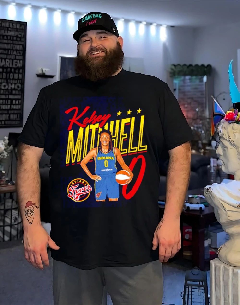 Kelsey Mitchell Indiana Fever Player Pose shirt