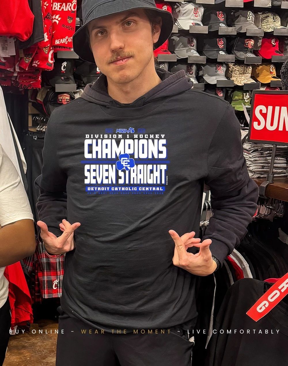 Detroit Catholic Central 2026 MHSAA Hockey D1 Seven Straight Champions shirt