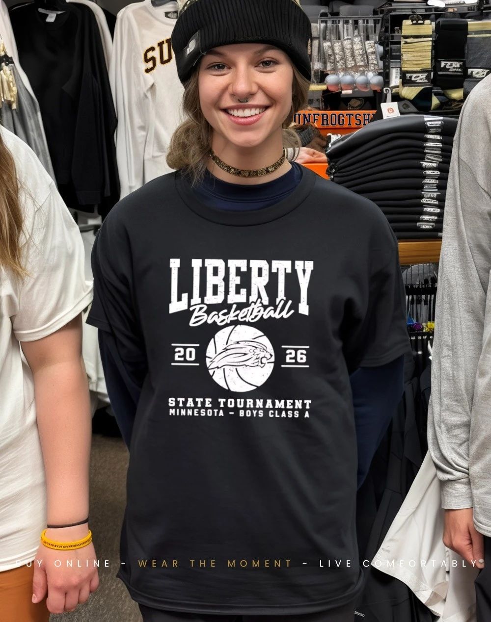 Liberty basketball 2026 State Tournament Minnesota Boys Class A shirt