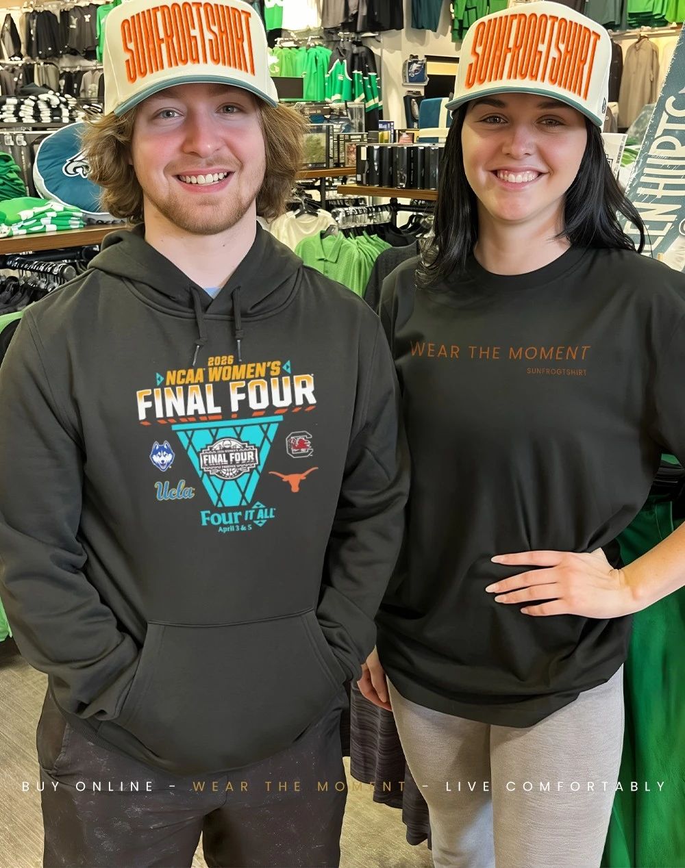 NCAA Women’s Basketball Final Four 2026 Four It All Four Team logos shirt