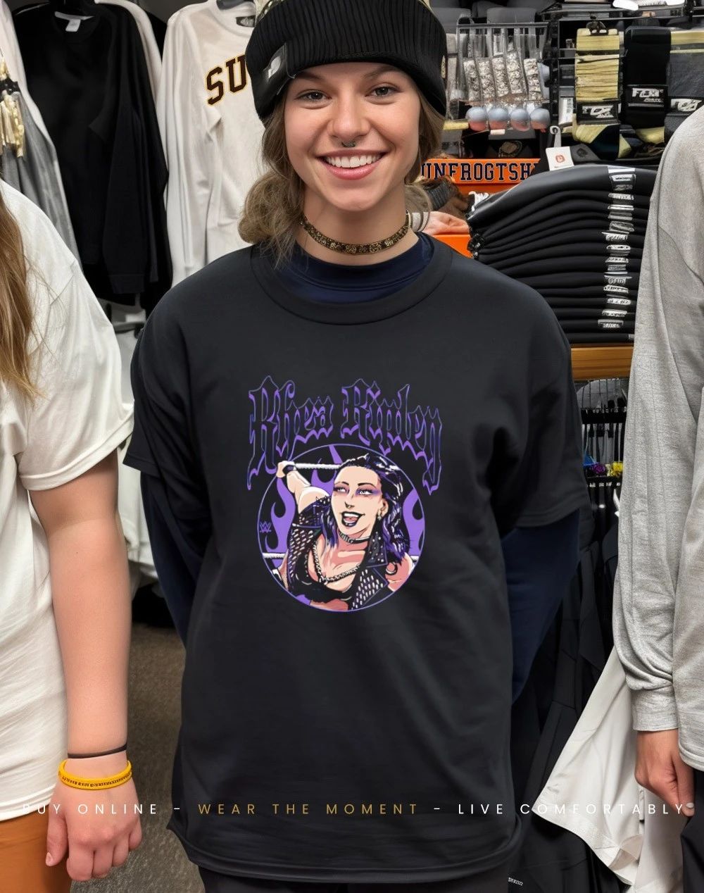Rhea Ripley Anime graphic shirt