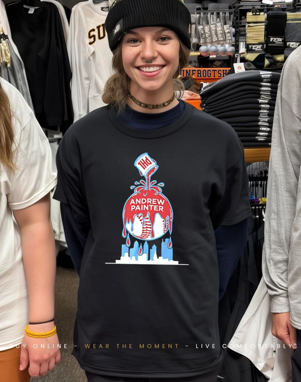 Andrew Painter Philadelphia Phillies Paint the Town shirt