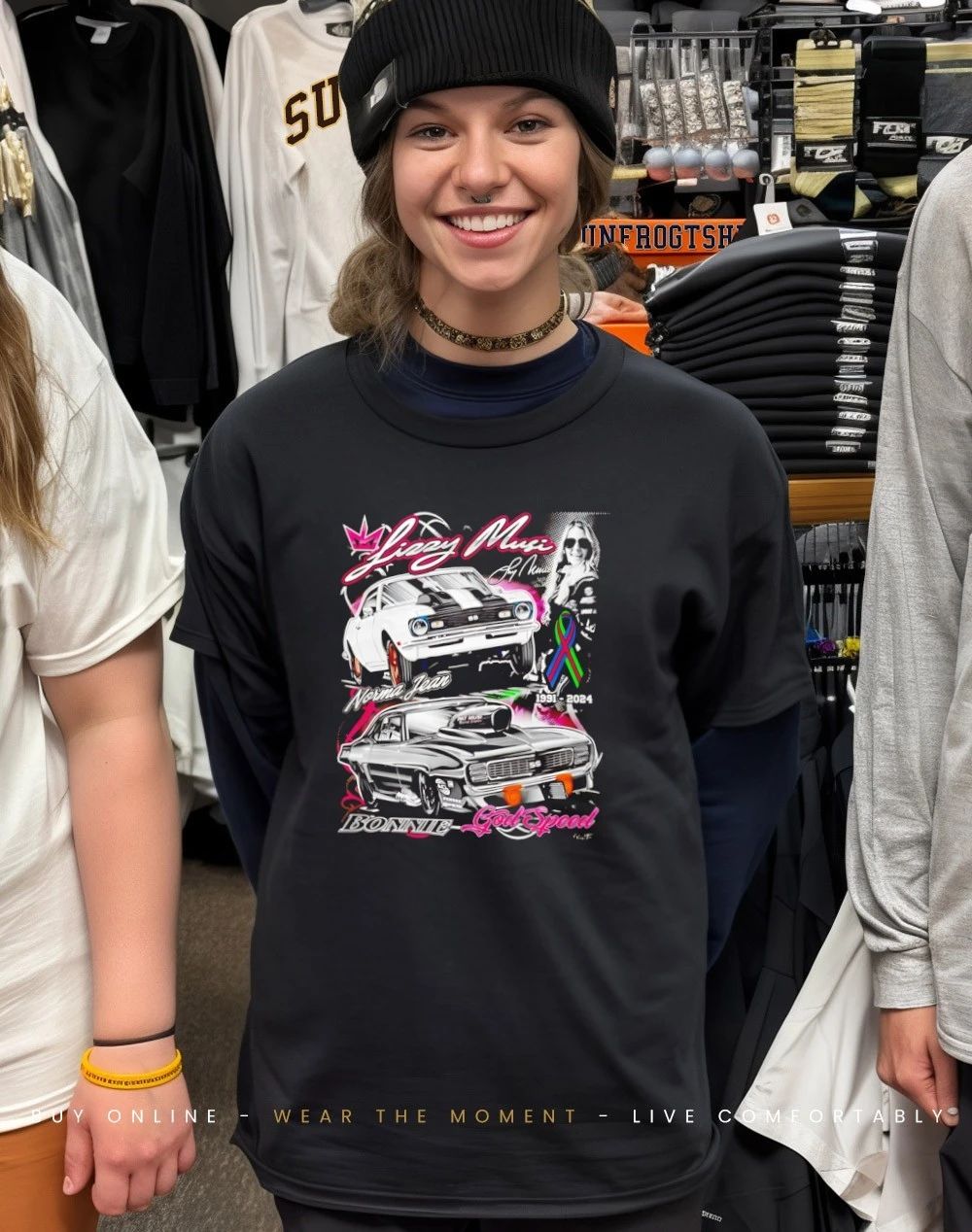 Lizzy Musi Norma Jean And Bonnie God Speed Shirt