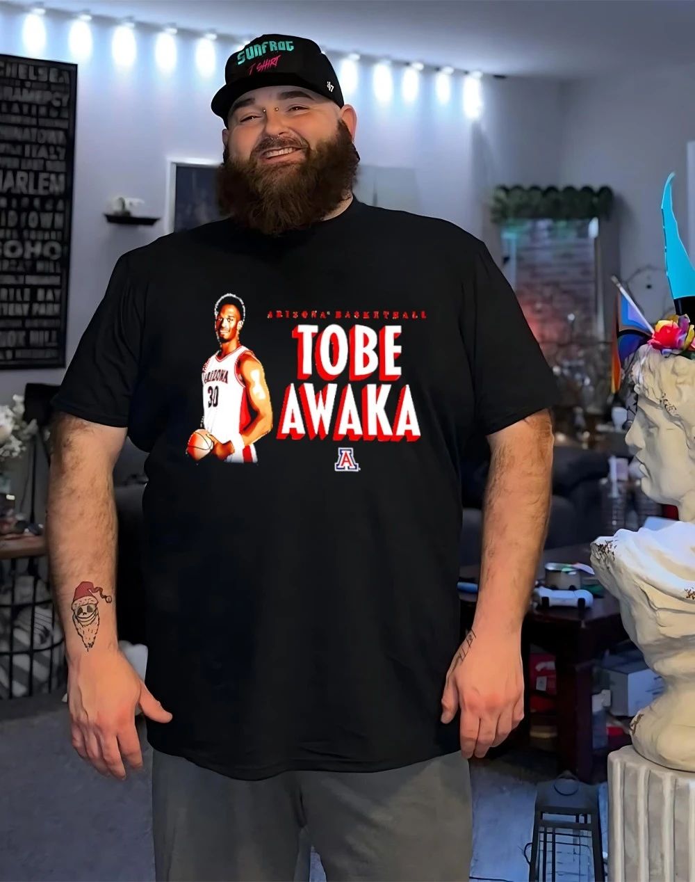 Tobe Awaka Arizona Wildcats March Madness 2026 shirt