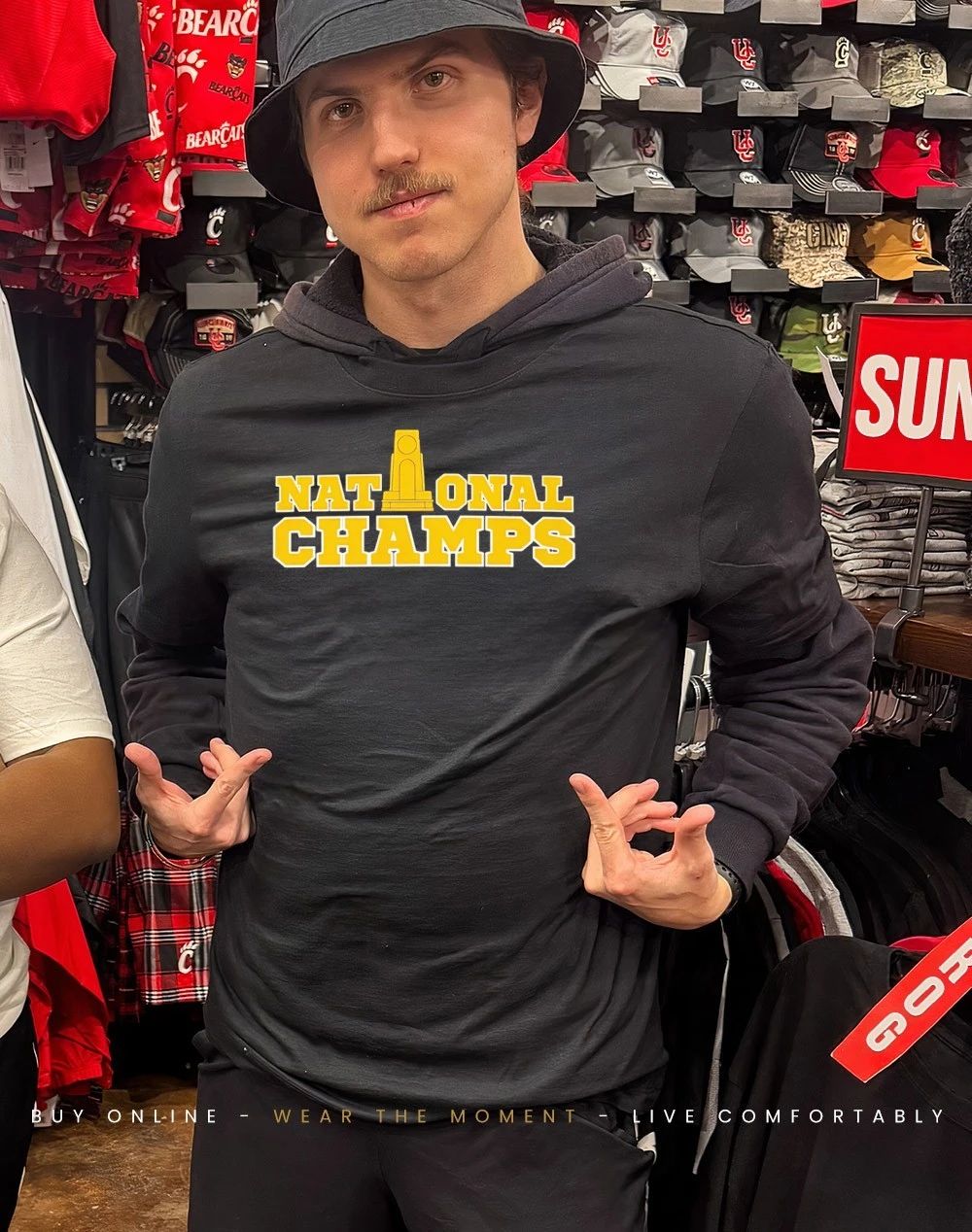 Michigan Wolverines ’26 National Champions trophy shirt