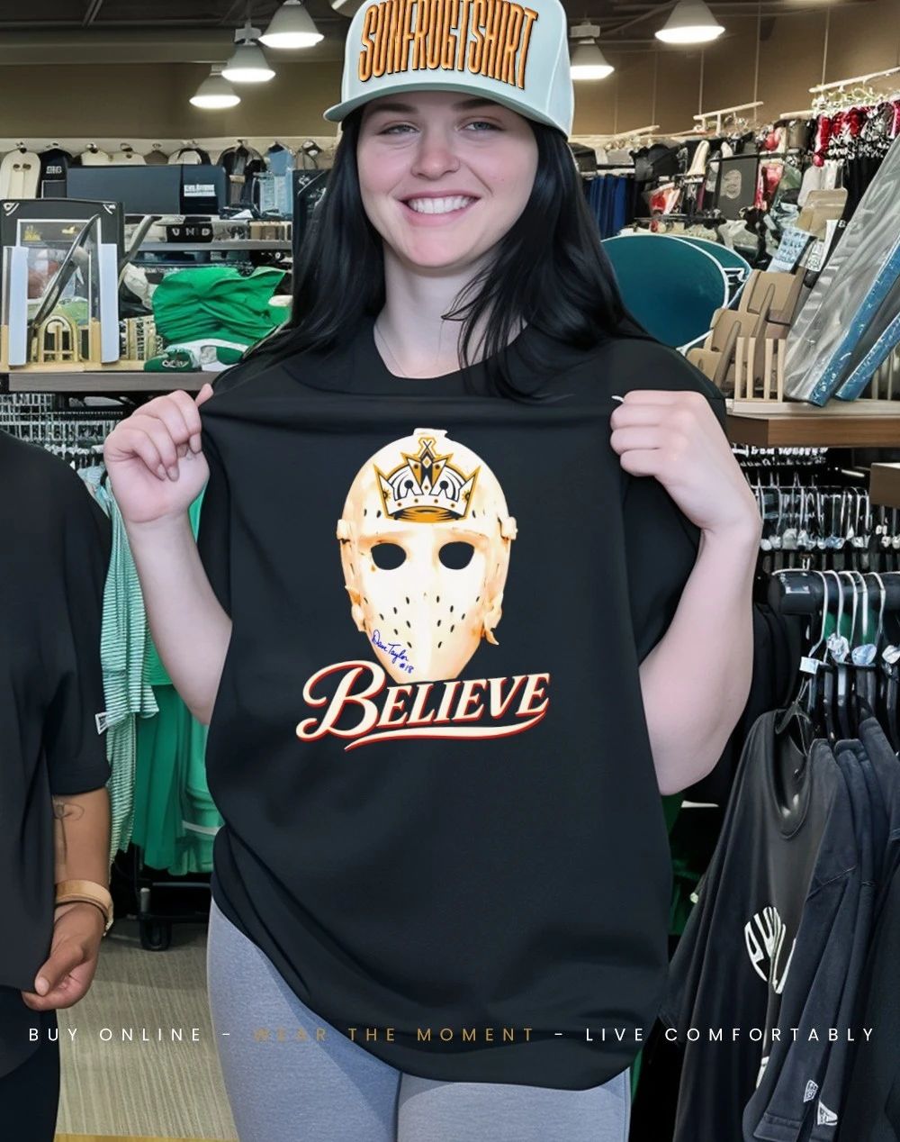 Believe Mask Los Angeles Kings shirt