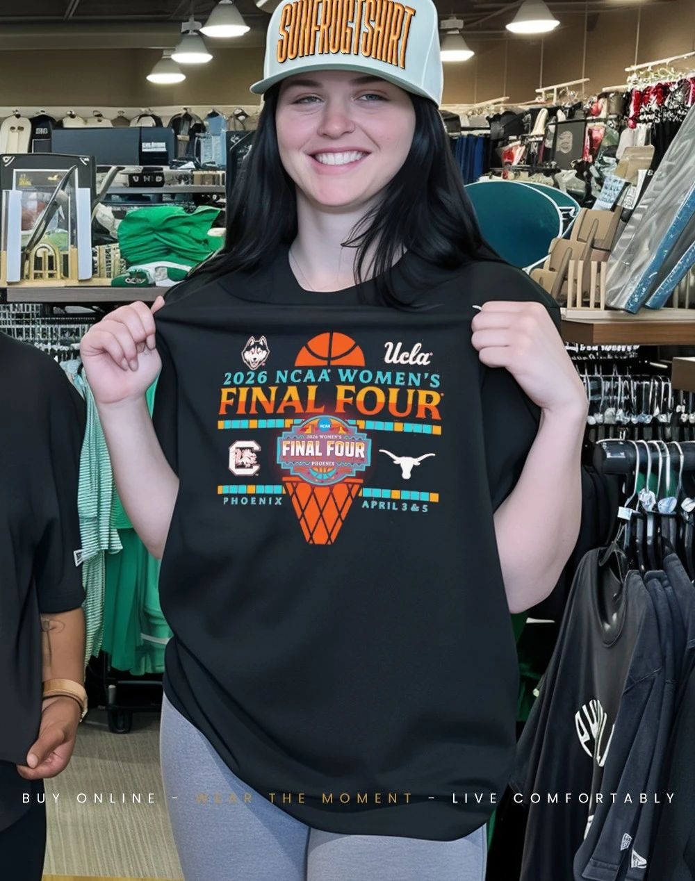 NCAA Women’s Basketball Final Four 2026 logos shirt