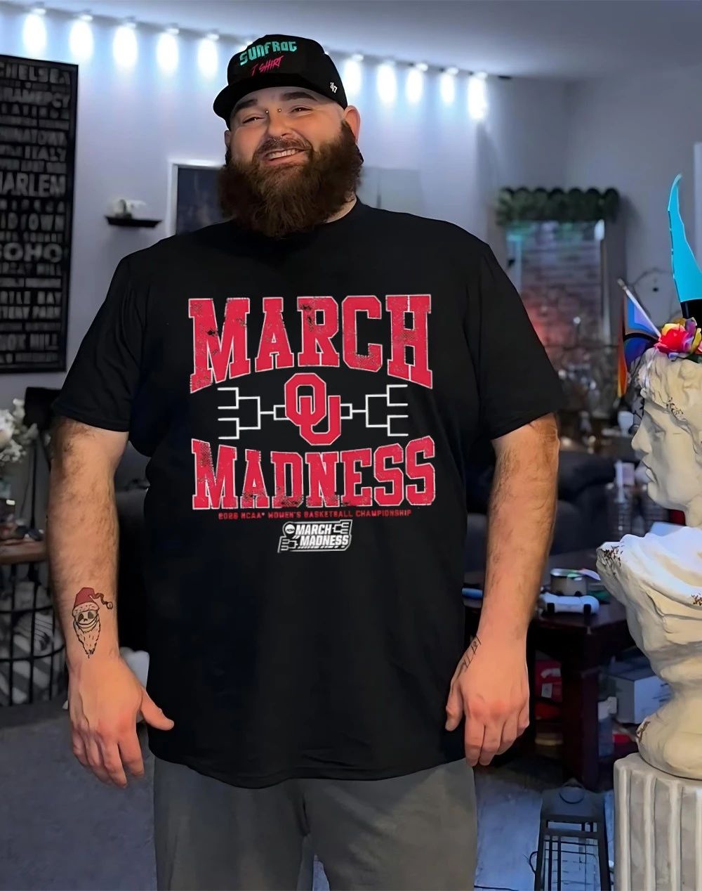 Oklahoma Sooners WBB 2026 March Madness logo shirt