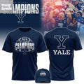 Yale Bulldogs 2025 Ivy League Champions Football Two Sided Shirt
