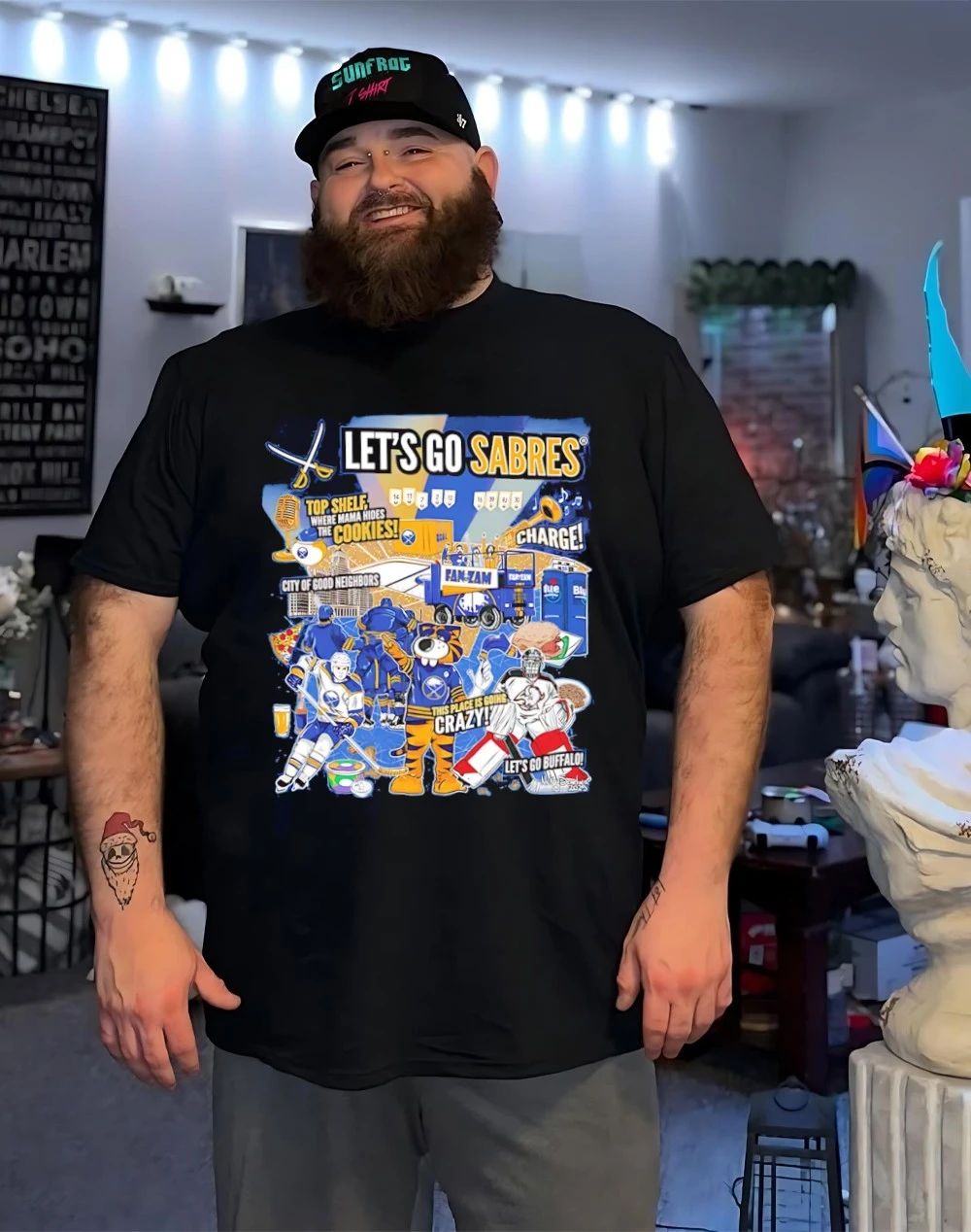 Buffalo Sabres Mural let’s go Sabres shirt
