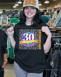 2026 Los Angeles Sparks 30 Seasons stacked graphic shirt