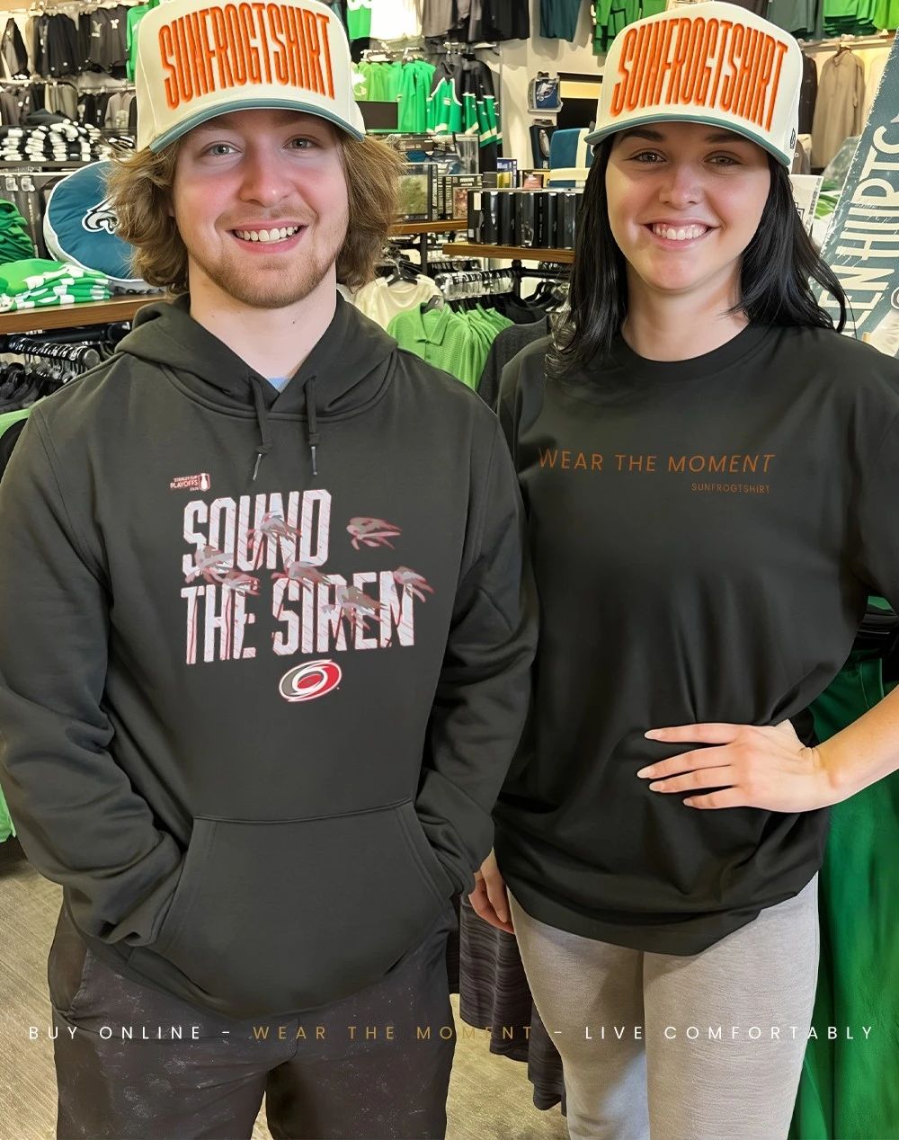 Official Carolina Hurricanes Sound The Siren NHL Playoff logo 2026 shirt
