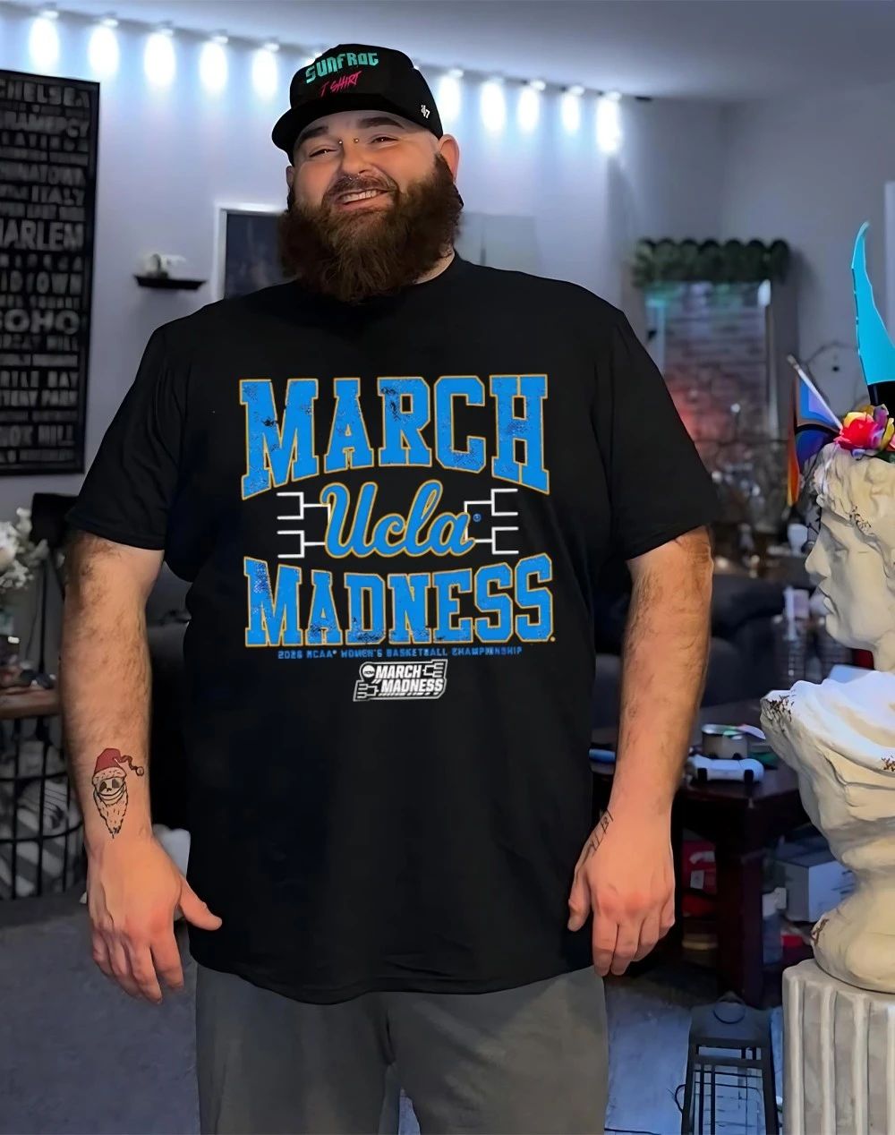 UCLA Bruins WBB 2026 March Madness logo shirt