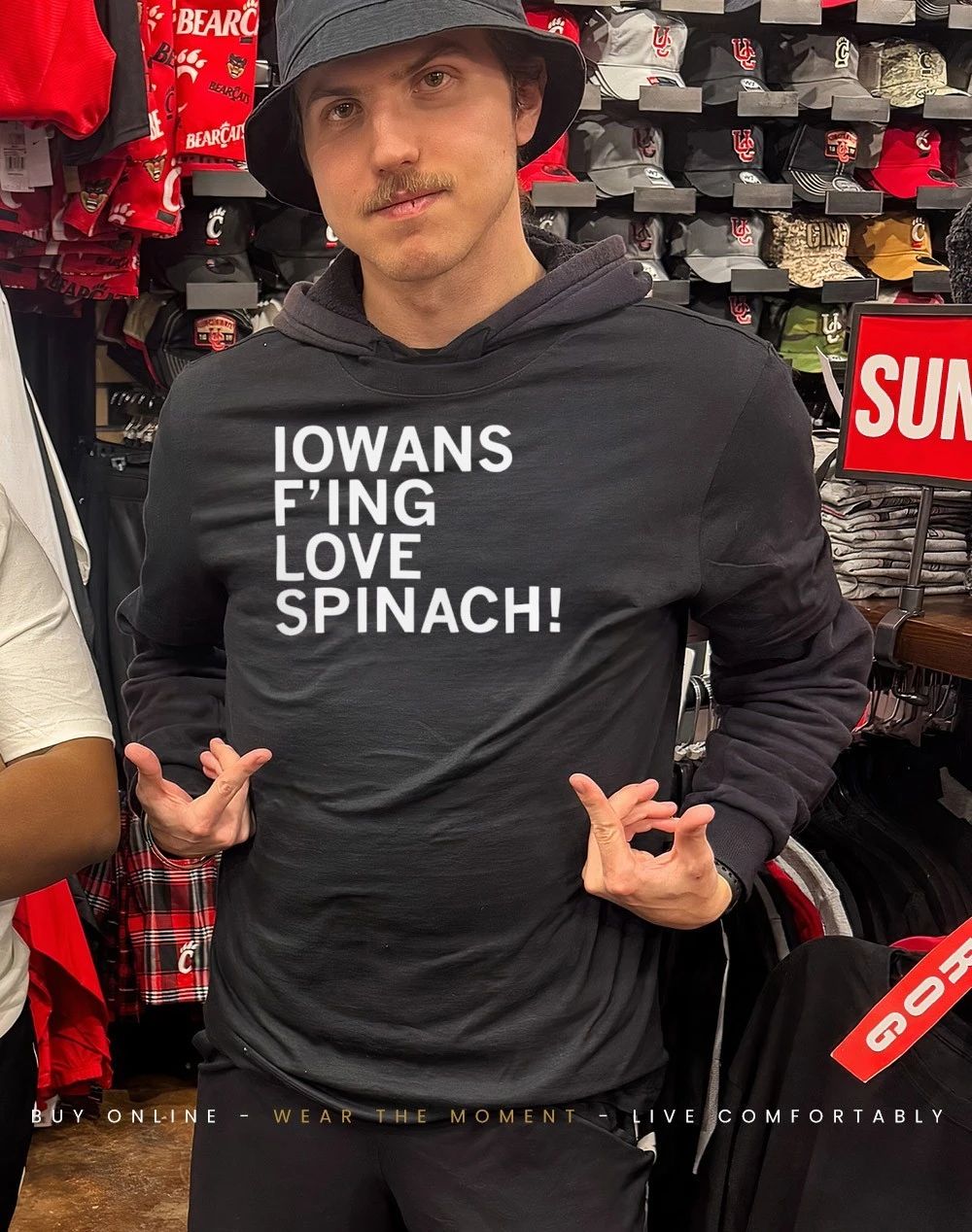 Lowans F’ing Love Spinach Shirt