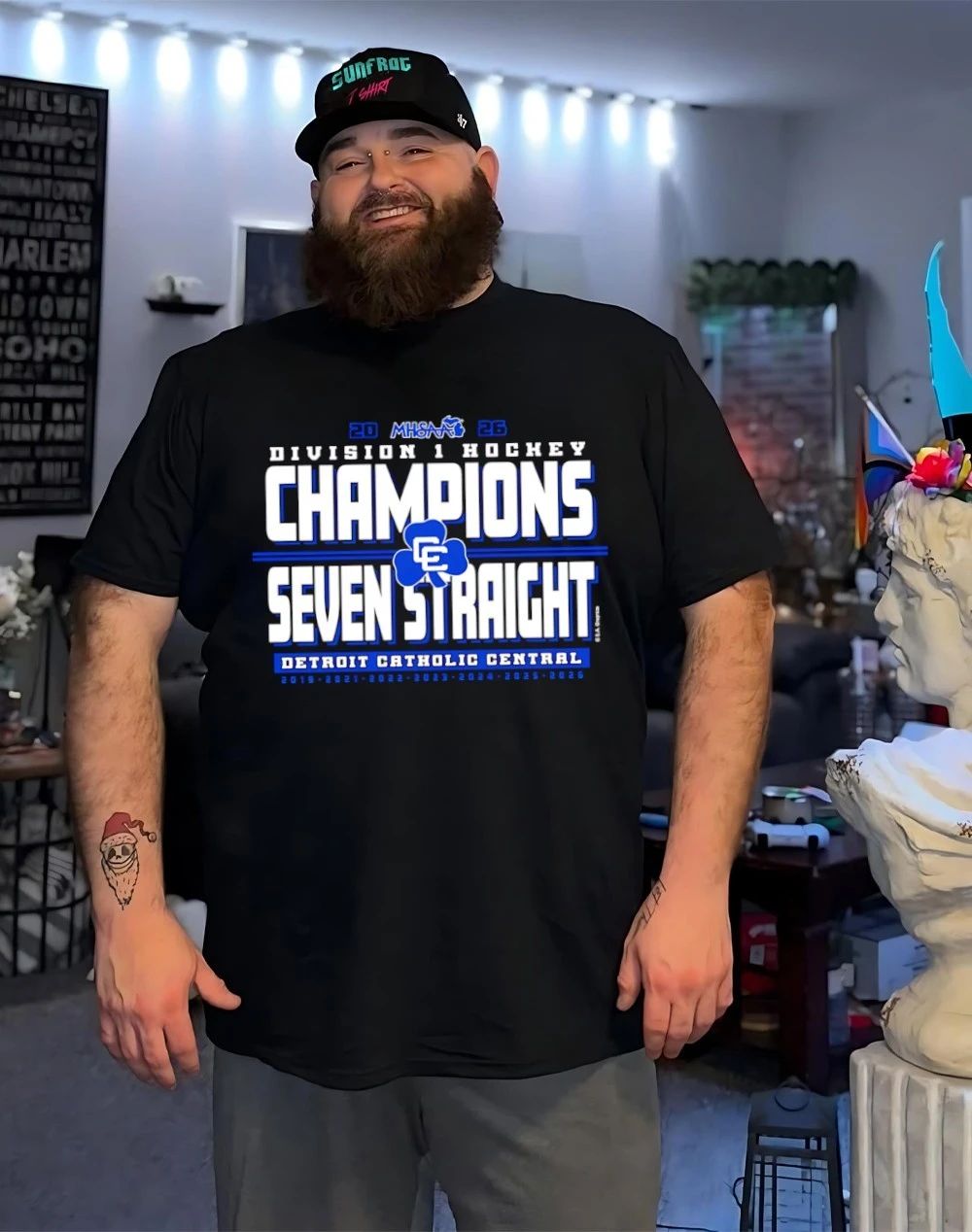 Detroit Catholic Central 2026 MHSAA Hockey D1 Seven Straight Champions shirt