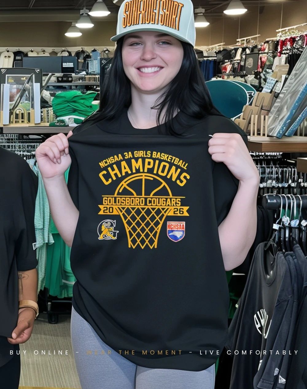 Goldsboro Cougars NCHSAA 3A Girls Champions 2026 shirt