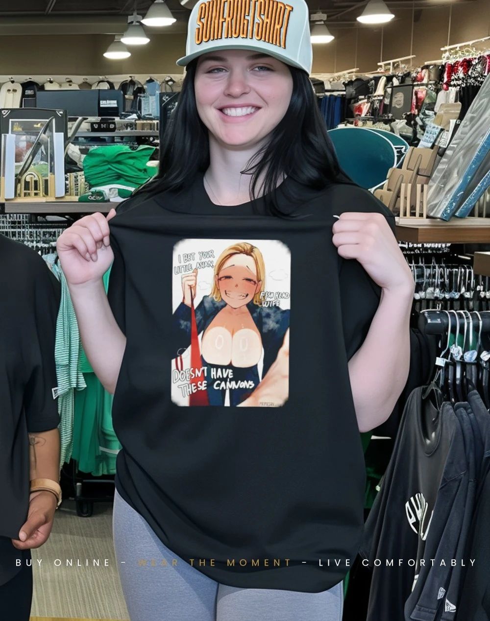 I Bet Your Little Asian Fish Head Wife Doesn’t Have These Cannons Anime Shirt