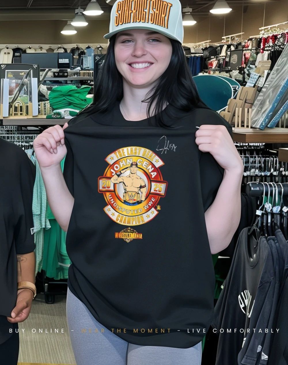 John Cena Autographed WrestleMania 41 Winner shirt