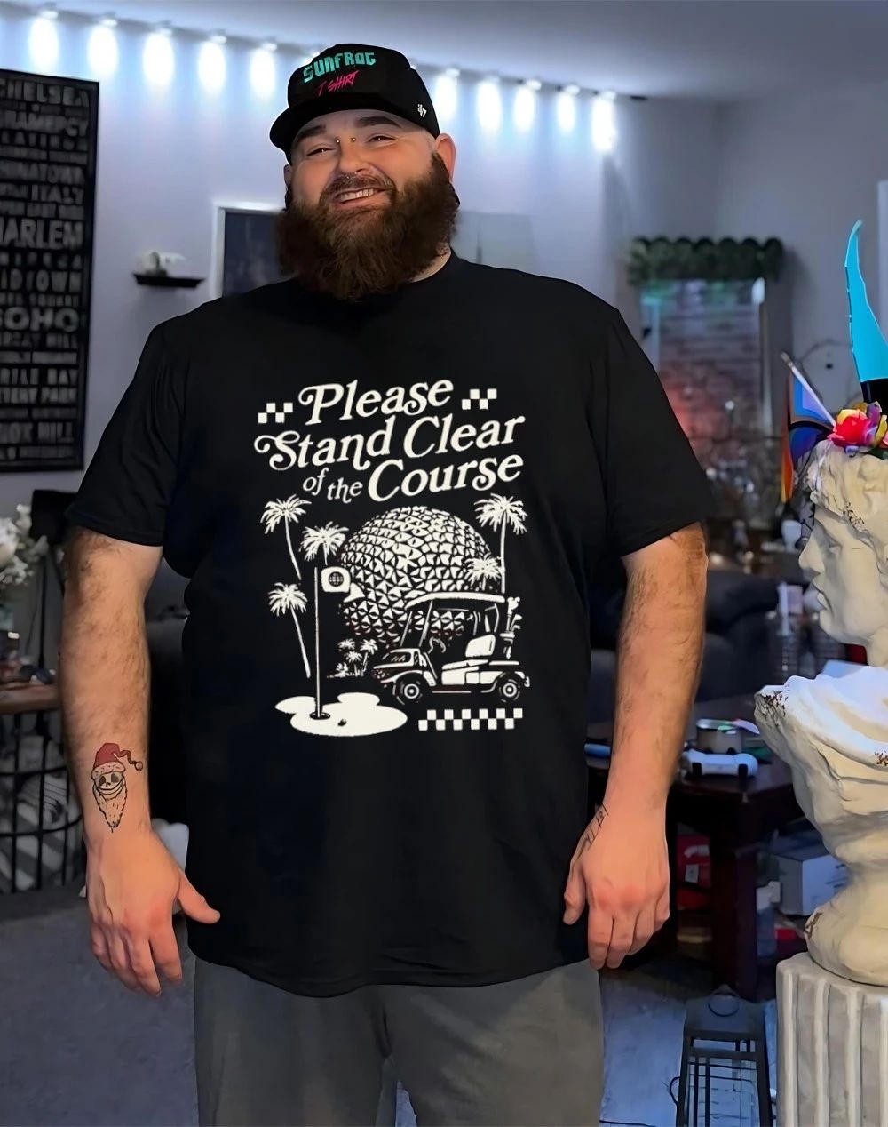 Please Stand Clear Of The Course golf shirt