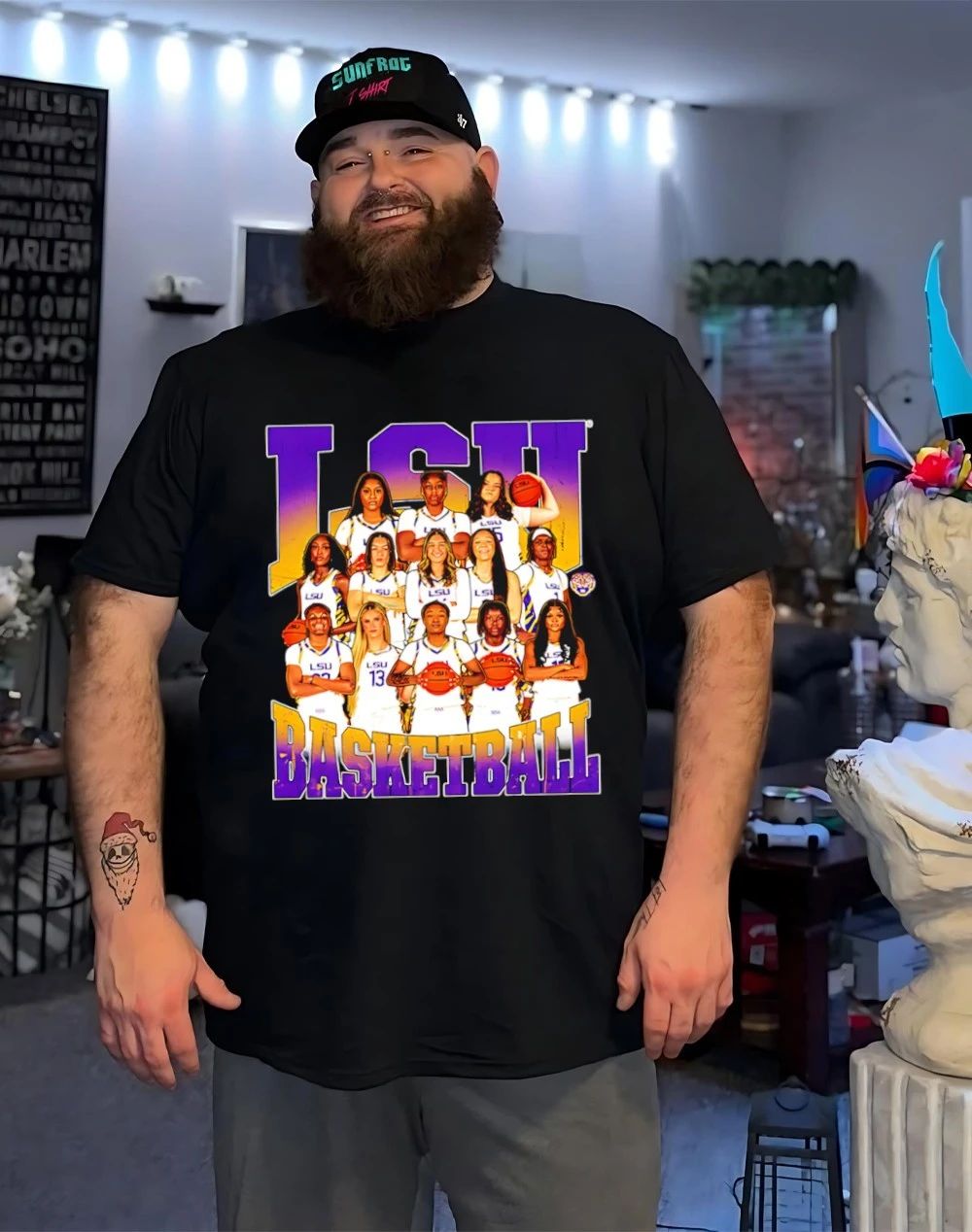 LSU Women’s Basketball NCAA Team Collage 2026 shirt