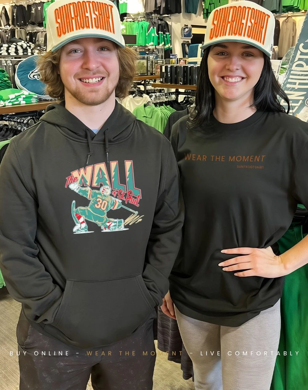 Jesper Wallstedt Minnesota Wild The Wall Of St Paul Remix shirt