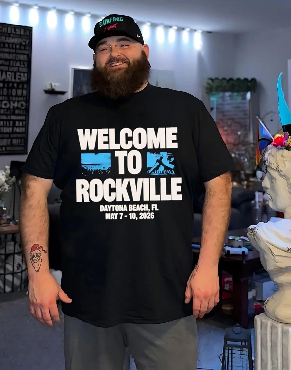 Welcome To Rockville Blue Stage shirt