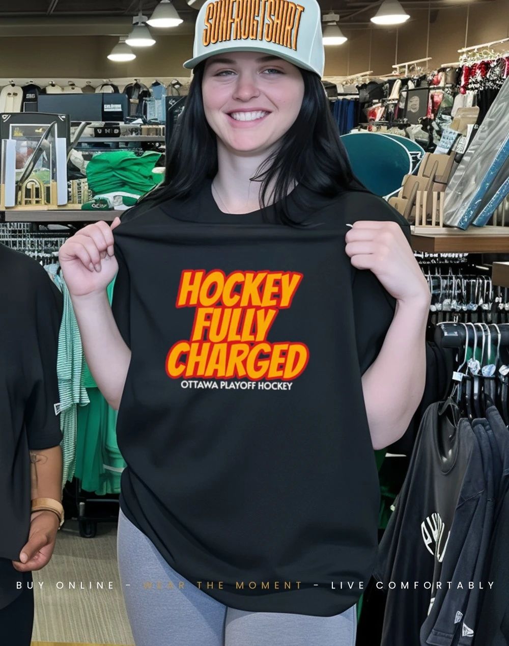 Hockey fully charged Ottawa Playoff hockey shirt