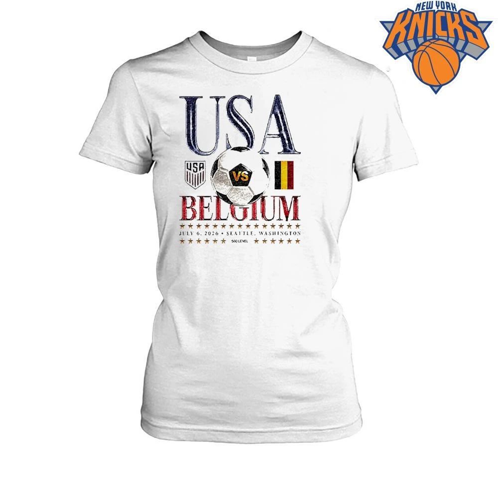 USMNT Vs. Belgium WC 2026 Match Up Shirt