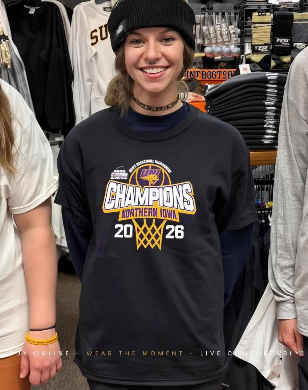 Northern Iowa Panthers 2026 MVC Men’s Basketball Tournament Champions classic shirt