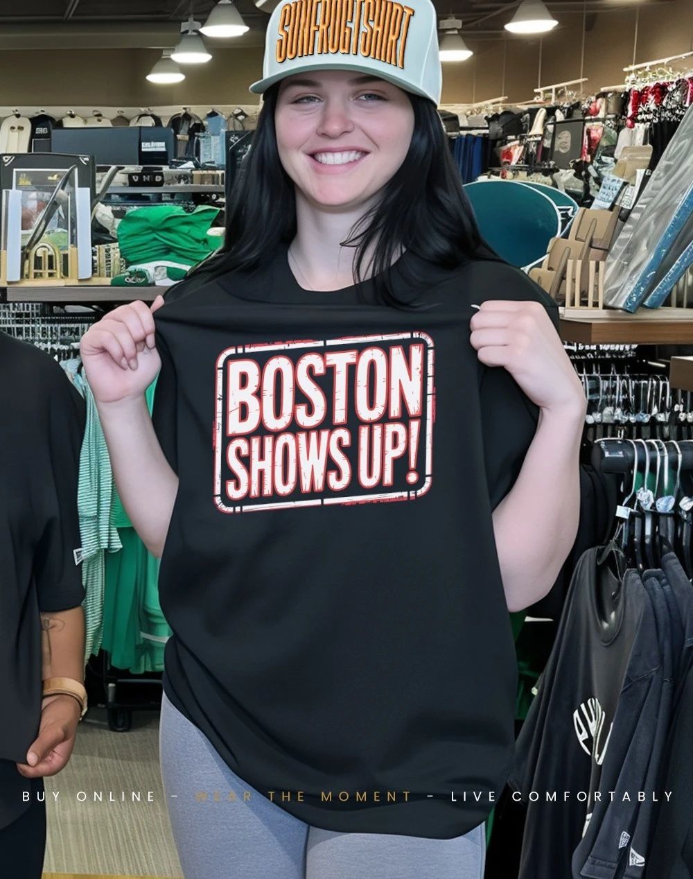 Boston Shows Up shirt