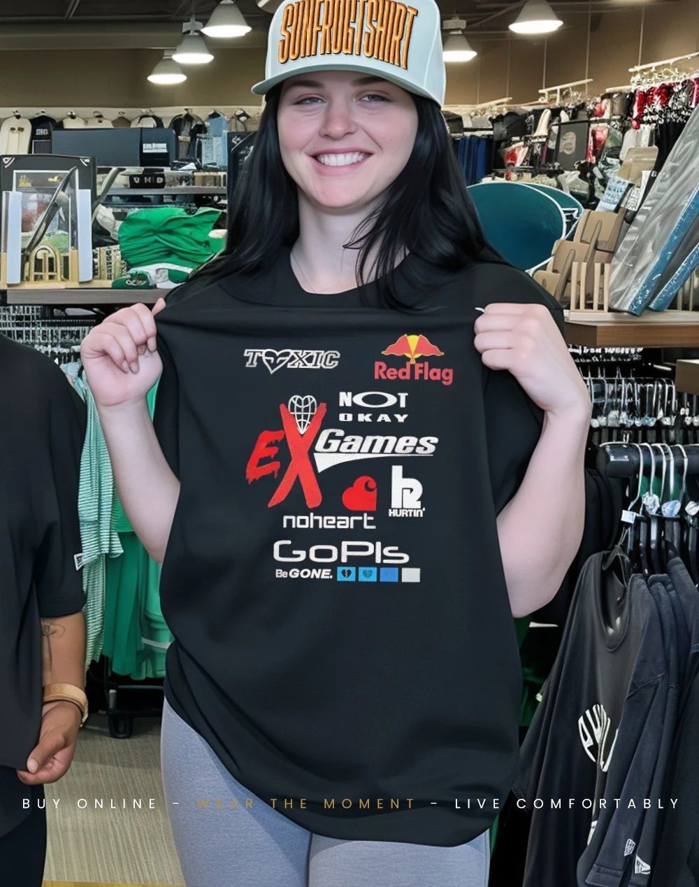 Toxic red flag not okay ex games shirt