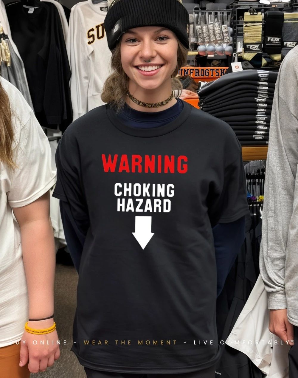 Warning choking hazard classic shirt